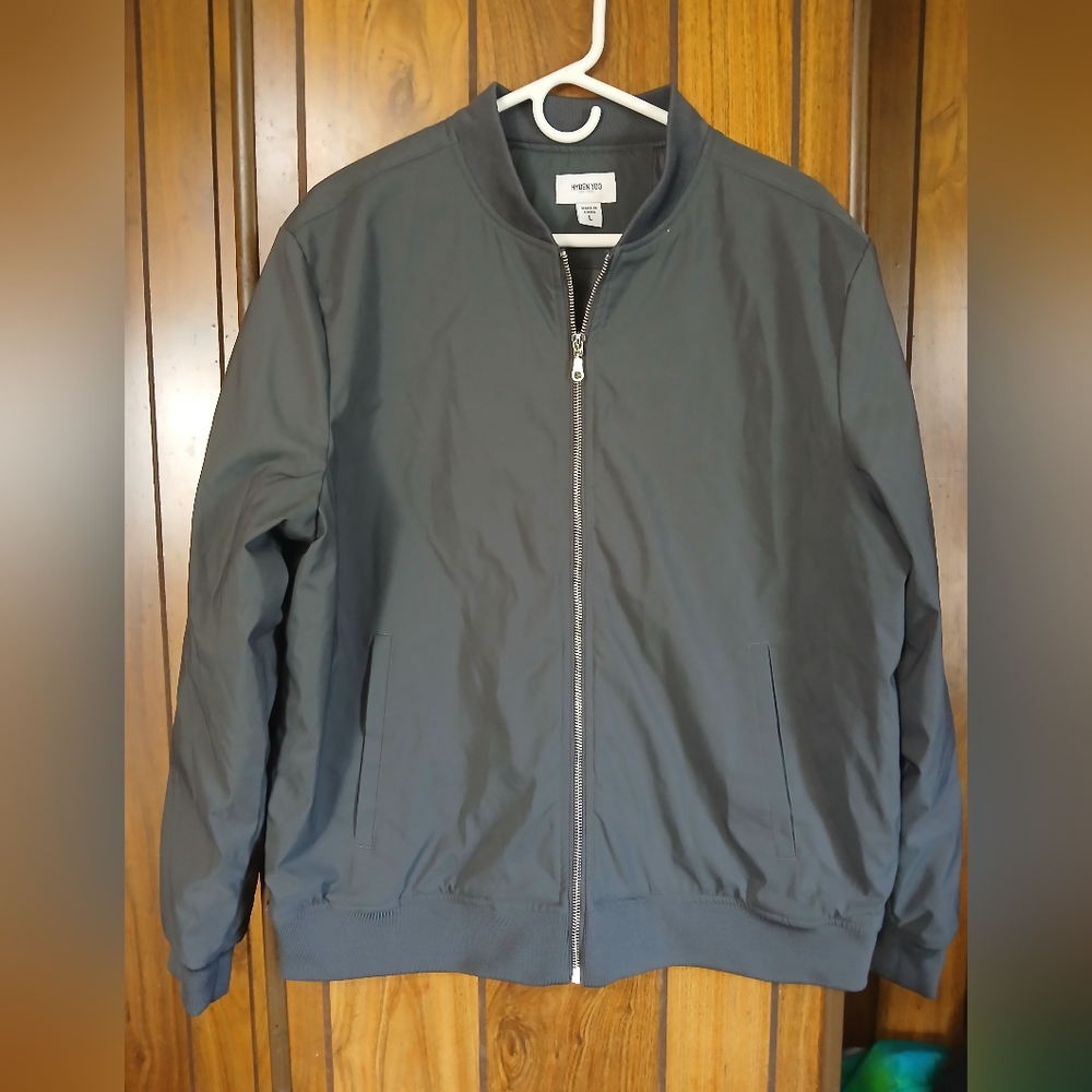 Hyden YOO Charcoal Bomber Jacket